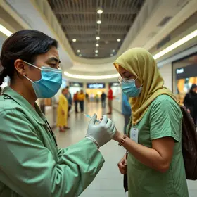 vacinação contra gripe em Belém