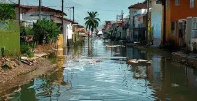interrupção de água em Belém