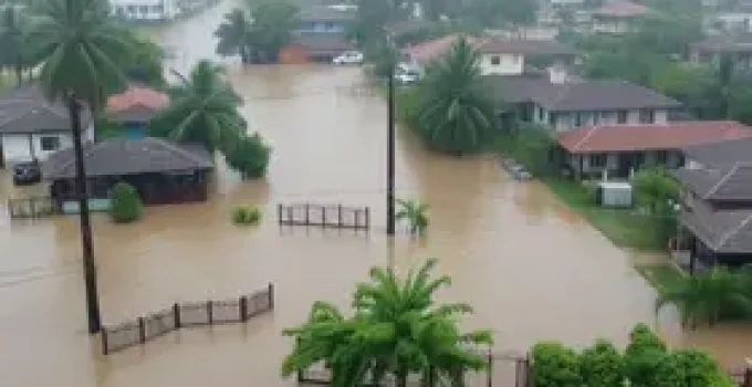 chuva forte em Belém