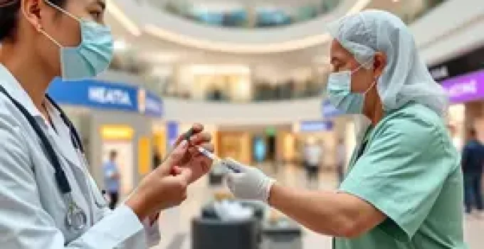 vacinação em shoppings de Belém