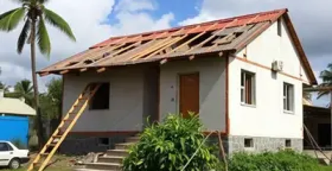 Reconstrução de casas em Belém (PA)
