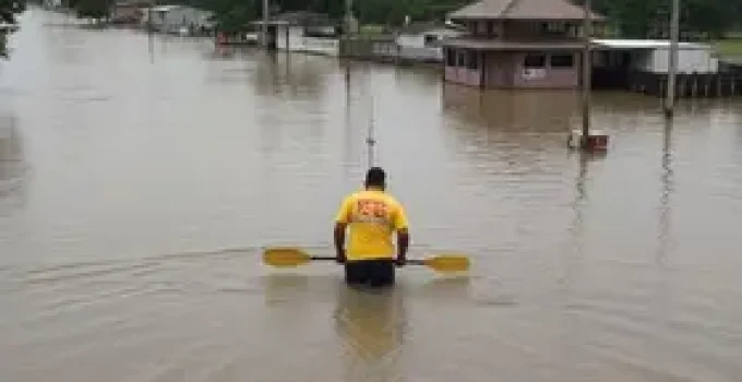 alerta de alagamento