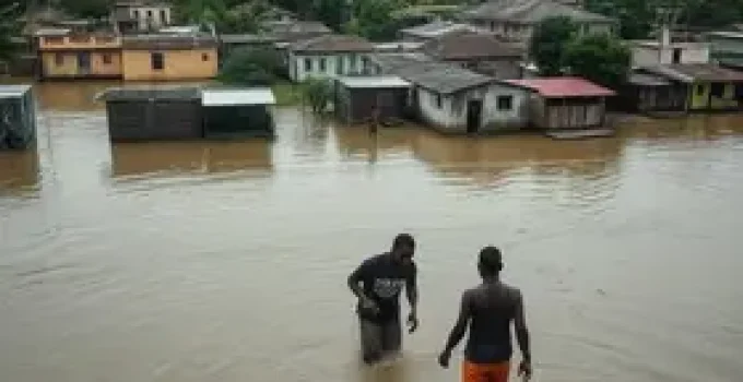 chuva histórica em Belém