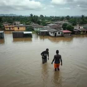 chuva histórica em Belém