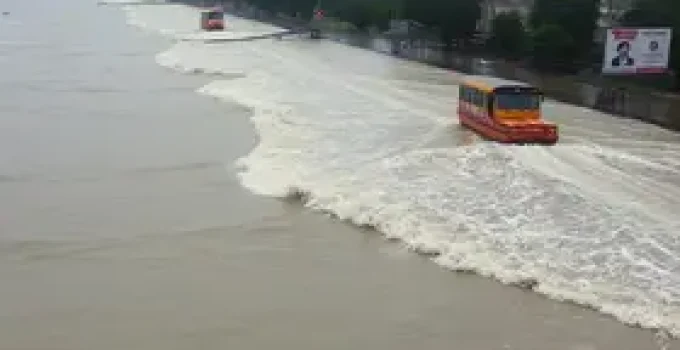 maré alta em Belém