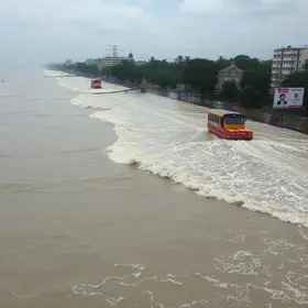 maré alta em Belém