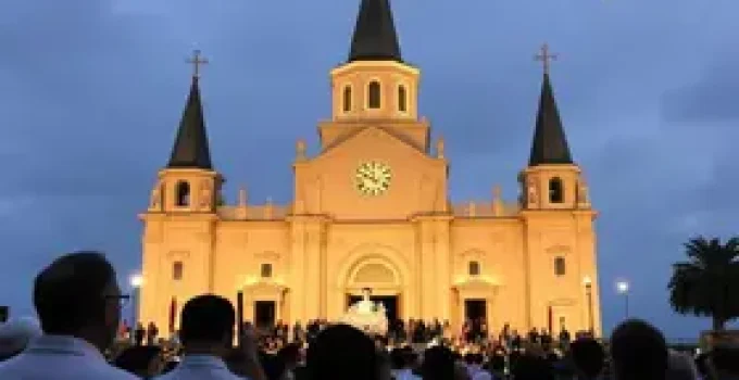 Vigília dos 40 dias com São Miguel em Belém