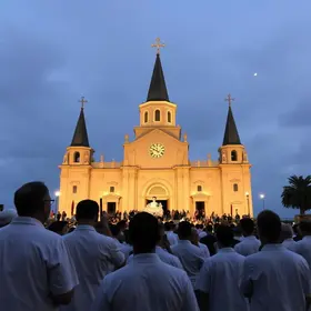 Vigília dos 40 dias com São Miguel em Belém