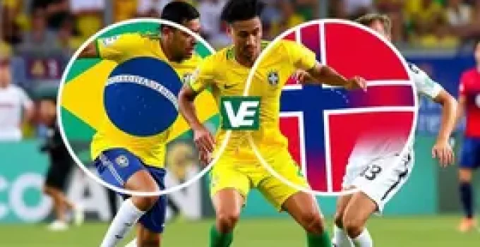 jogo do Brasil e Noruega