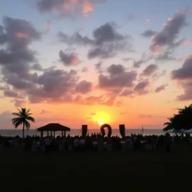 sunset em Belém